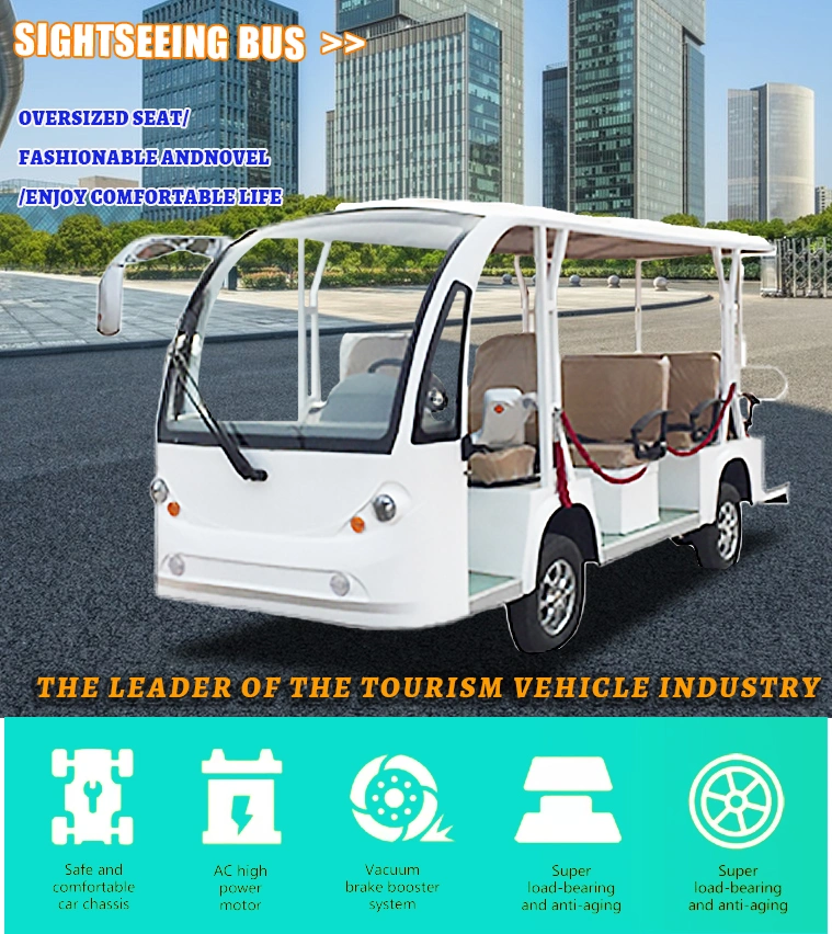 New Energy 8 Passenger Electric Tourist Sightseeing Car