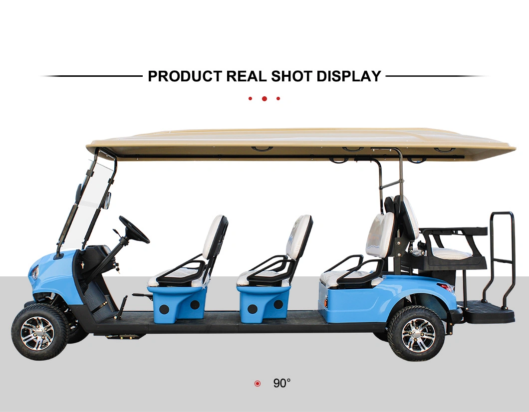 Factory Price Road Legal 2+2 Seats Electric Golf Buggy Golf Carts with Lithium Battery