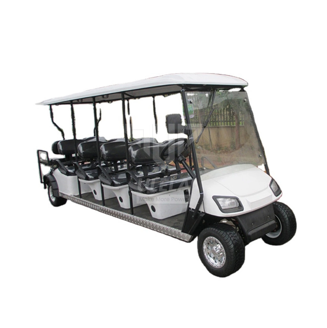 Ulela Best Golf Cart Dealers 80-100km Endurance Mileage off Road Golf Cart Electric China 10 Seater Golf Cart