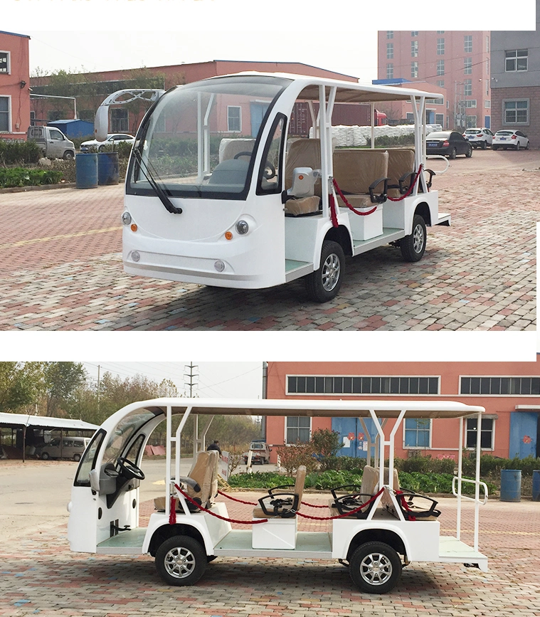 New Energy 8 Passenger Electric Tourist Sightseeing Car