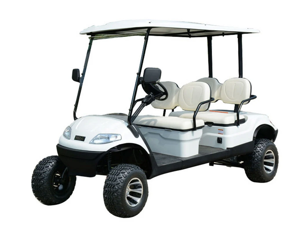 Factory Direct Battery Powered 4 Seaters Electric Hunting Golf Buggy