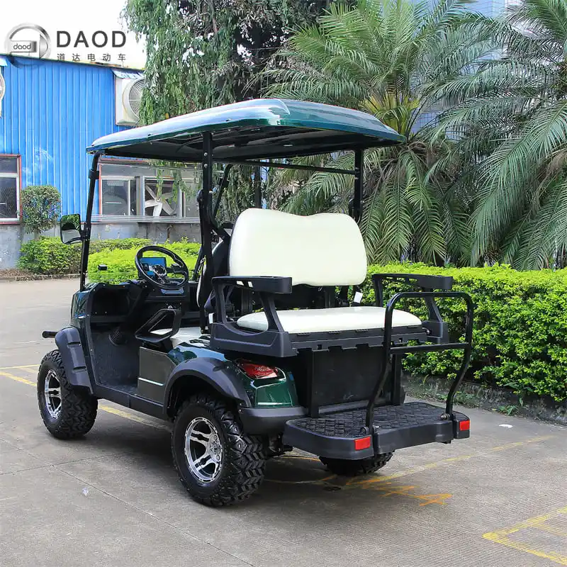 6 Seater Golf Car 6 Person Golf Cart for Tourist 4 Wheel Electric Steel Chassis with Cargo