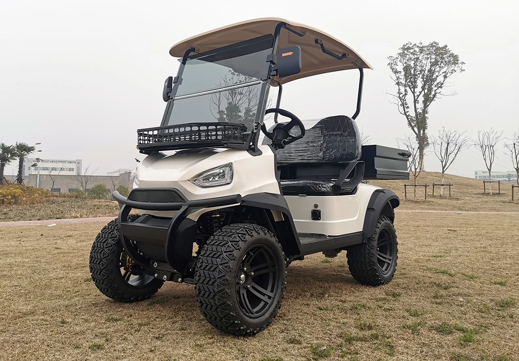 Small Ez Go 72V Electric Utility Golf Cart off Road