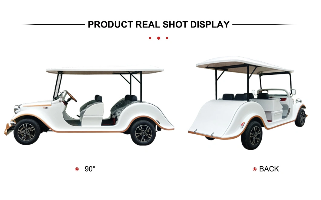 8h-10h Golf Course, Tourist Area, Villa, Park, Vintage Electric Car Hunting Cart