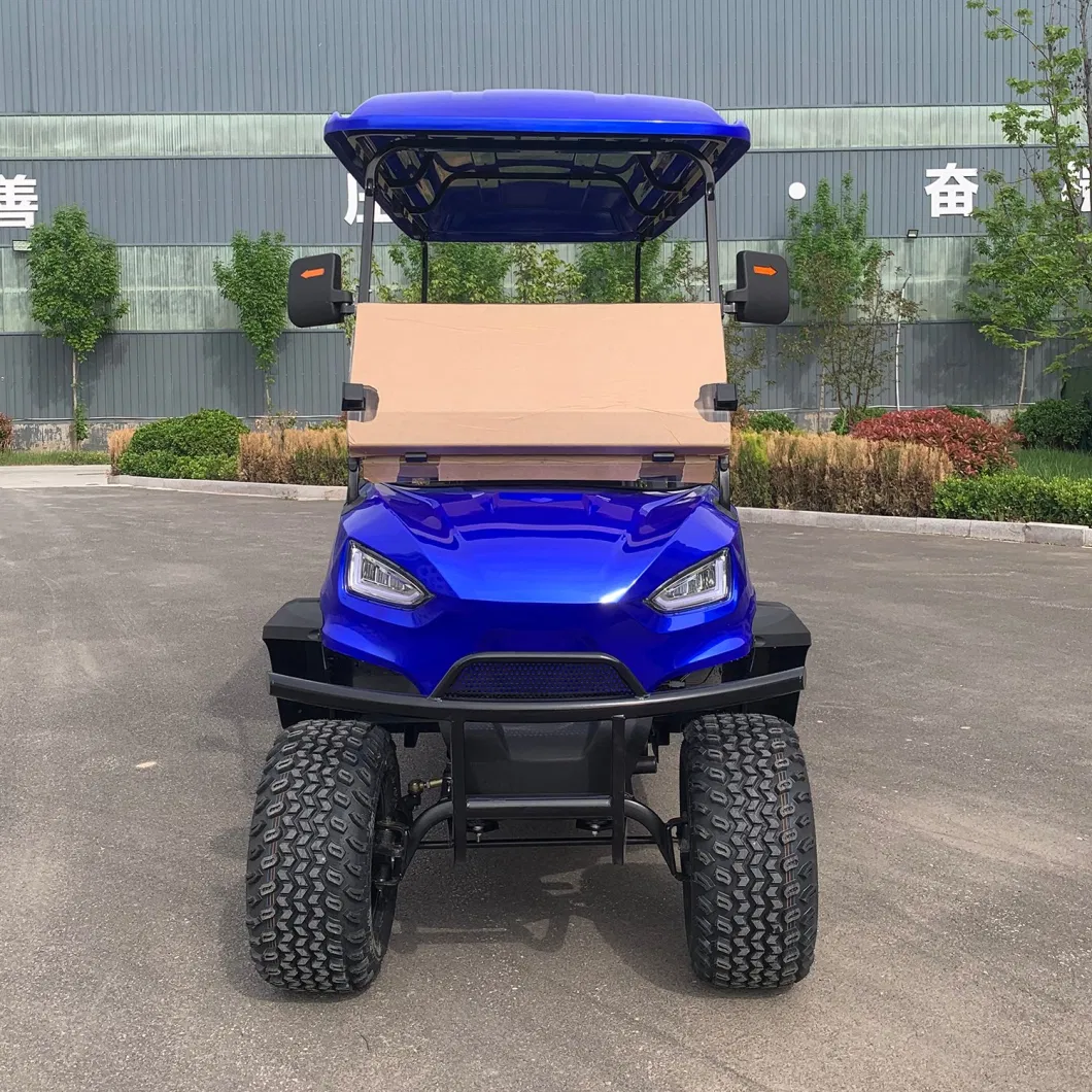 5kw Pmsm Motor Top Quality 6 Seater Lifted Electric Golf Cart