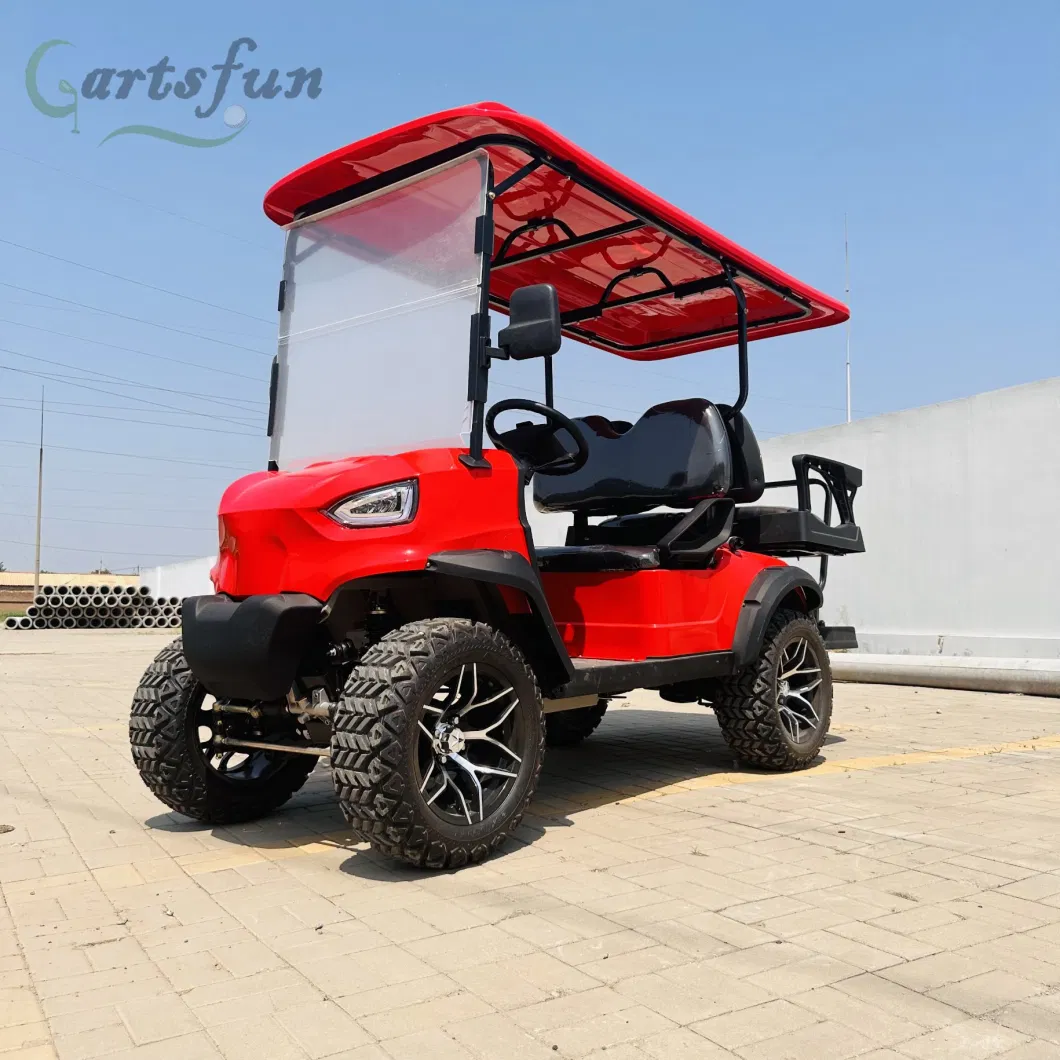 Electric Hunting Golf Cart 72V 4X4 with Lifted Lithium Ion Golf Cart