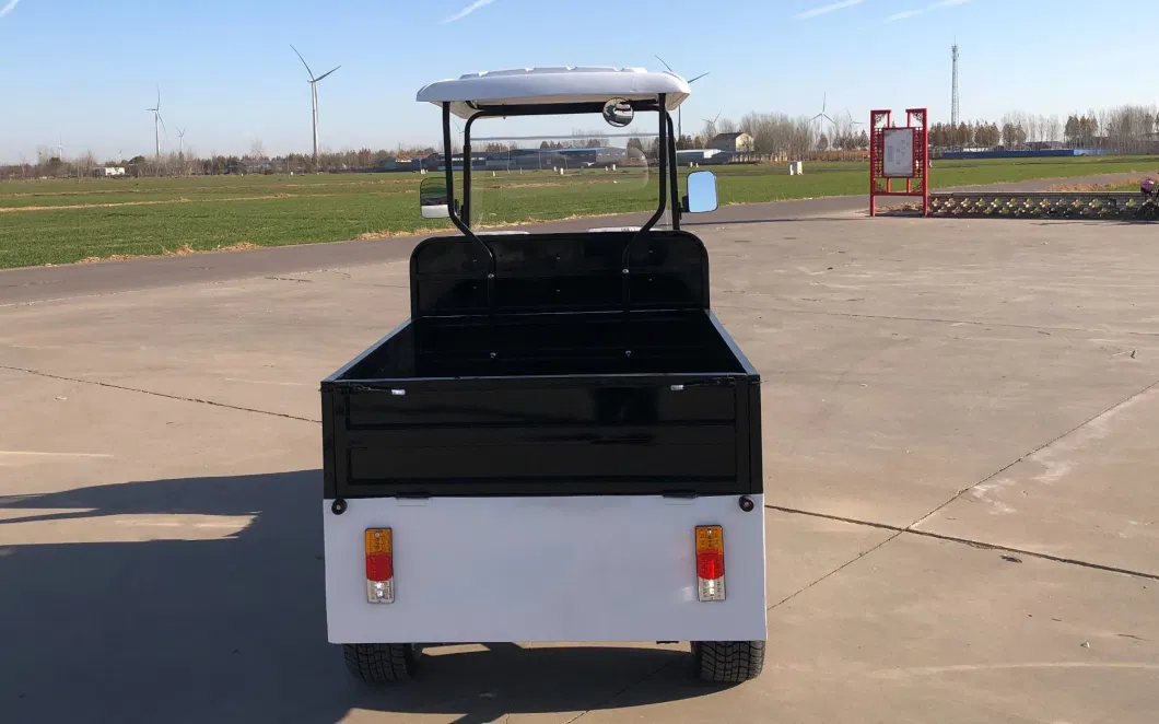 4 Passenger Seats Electric Utility Cargo Golf Cart Truck with Long Range