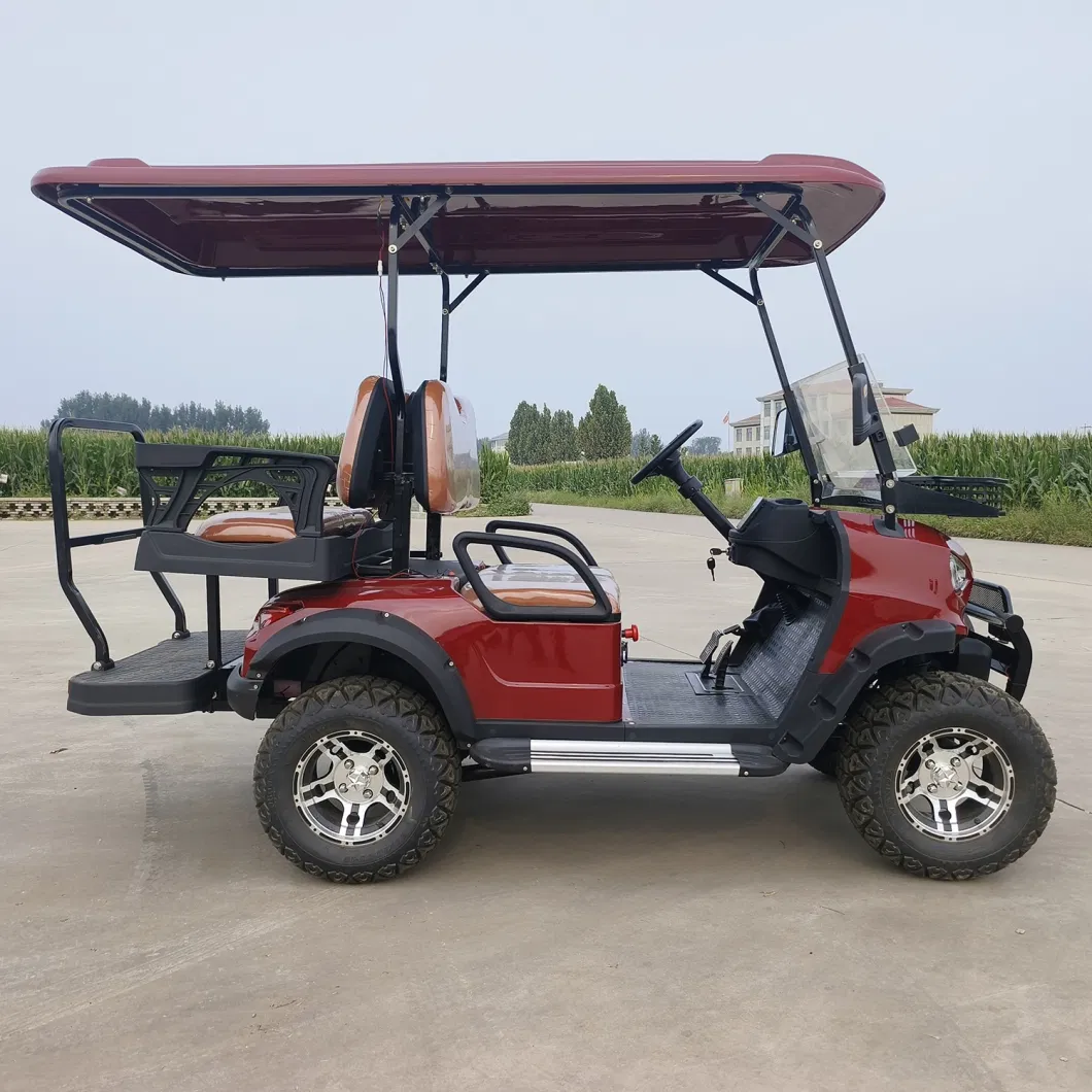 4 Seater Electric Hunting Lifted Golf Buggy for Holiday Village