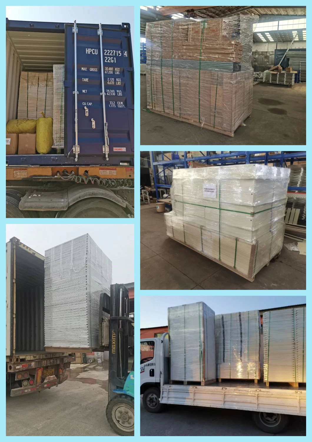Size Customized Half Height Steel and Panels Mesh Vehicle