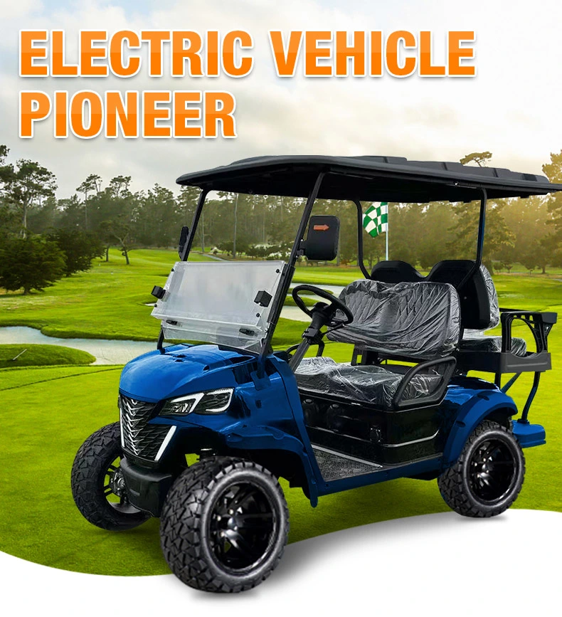 Wintao Golf Carts Battery Luxury Icon Electric Golf Cart Electric 6 Seater for Tours