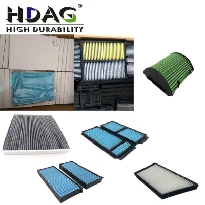 OEM 4b0 819 439c 6rd 819 653 1j0 819 644 Piezas de coche Hdag Auto A/C filtro de aire de cabina para Volkswagen Audi Mercedes Benz BMW Skoda C6 80 S8 4000 Q3 Coupe Q7 Golf