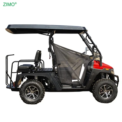 Campo de Golf de alta calidad Caza 4 asientos 2+2 eléctrico levantado Coche de golf