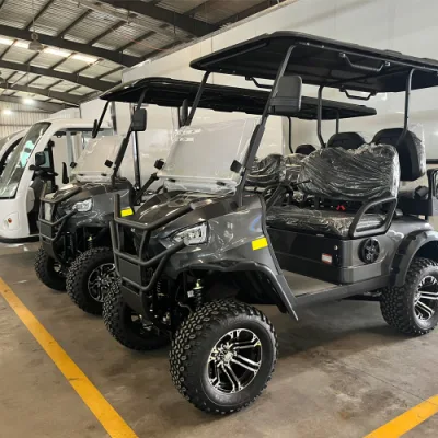 Mini Caza Golf Cart eléctrico levantado Cart de Golf fuera de la carretera Con neumáticos todoterreno