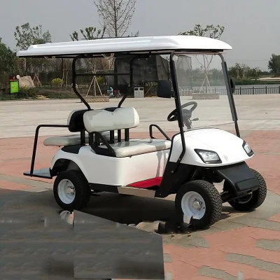 4-Wheel-Drive-Gas-Golf-Cart Green Power Programmer Motor de gasolina Calle Legal fuera de carretera Carrito de Golf
