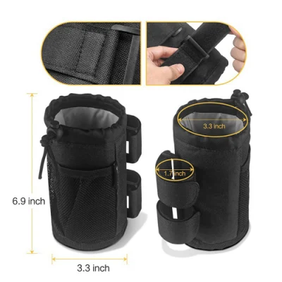 Soporte universal para bebidas Accesorios Portacubetas de agua con bolsillo de red Ci21703