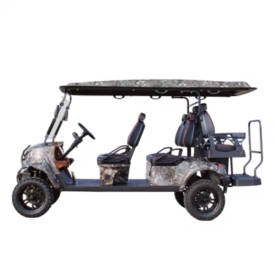 Nueva llegada Luxury Seat Club Cart Electric Elevó Golf Buggy Carro de caza