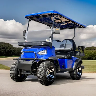 Blue Hunting Zone Heavy Duty Electric Modified Golf Cart