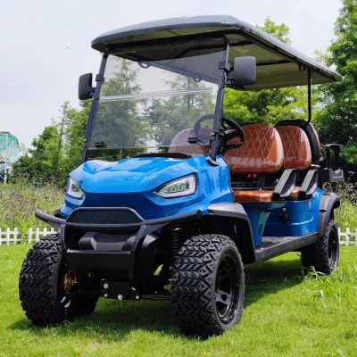 Motor chino 48V / 72V levantado de litio de 6 plazas Carro de Golf Club Car para adultos