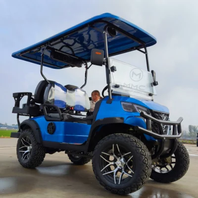 Precio mayorista fuera de la calle Legal 48V 60V 72V litio Batería Club Car Go Kart Buggy 2 4 6 asientos Carrito de Golf eléctrico de cuatro ruedas