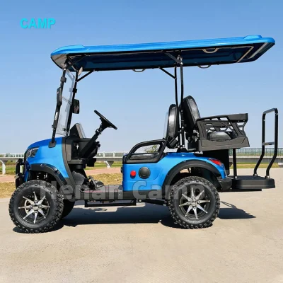 Campamento Marca Precio Venta al por mayor Golf eléctrico Carro 4 seater Import Gas Golf Carts Street Legal Golf Buggy