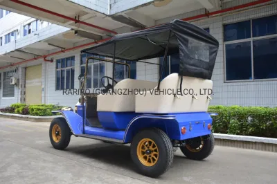 4 pasajeros Electric Club Car icono clásico Golf Cars Electric Coche Vintage