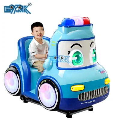 Juego de Video Juego eléctrico de coches de la policía de cute operado con monedas Coche de niños Swing