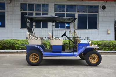 4 pasajeros Electric Club Car icono clásico Golf Cars Electric Coche Vintage