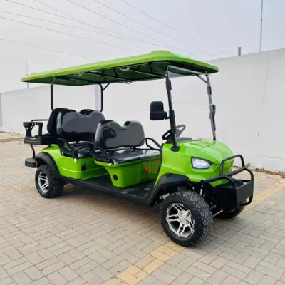 Go Kart 2 pasajeros Carro de Golf trasero 4 asientos eléctricos Carrito de Golf