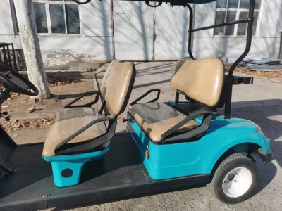 4 puestos directos de fábrica de carros de golf eléctrico de baja velocidad