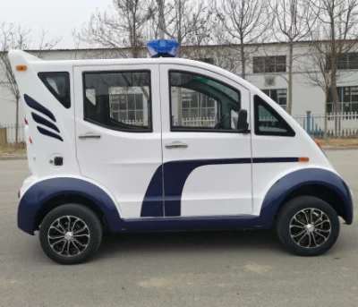 Listo para el envío de los coches eléctricos cinco asientos del coche patrulla de policía de Electric