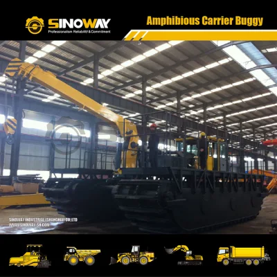 Seguimiento personalizado de los vehículos de Buggy Pantano 10 toneladas de capacidad del vehículo en el Pantano de anfibios