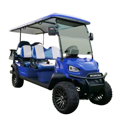 72V batería de litio Motor AC Custom 6 asientos Golf Cart Tienen Ready Goods Carro de Golf eléctrico