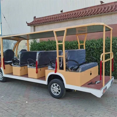 Hot Vender Calle Legal batería de litio eléctrico Golf Cart/China 14 Autobús turístico Seater