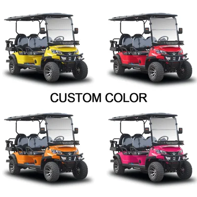 D80 fábrica al por mayor 6 asientos de autobús turístico Club Cart eléctrico Buggy de golf