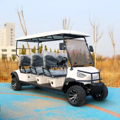 Ulela Golf Buggy proveedores Acero Marco Golf Carrito Caza Golf Coche China 6 plazas Road Ready Golf Cart