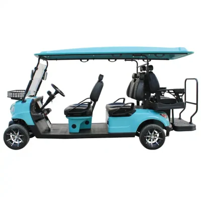 OEM Servicio aceptado 4+2 asientos Electric Club Car Classic Y carrito de golf con batería