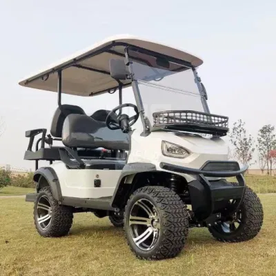 Ulela Golf Buggy Dealers Acero bastidor E Wagon Golf Cart China 4 plazas recargable Carro de Golf