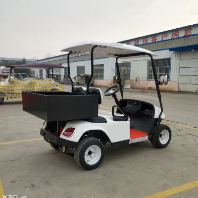 2 asientos al por mayor Golf Carts con caja de carga trasera para Ventas de coches Club