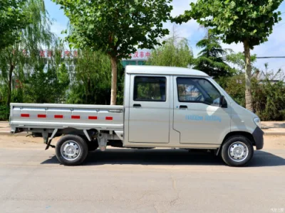 Wuling cabina doble mini Truck Mini Eléctrico Van de carga de la utilidad de camión de carga