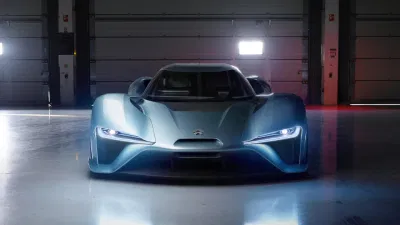 Nuevo vehículo eléctrico de mano izquierda Ep9 de New Version Energy Electric Car.