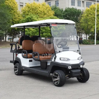 Ulela Custom Golf Cart Fabricantes rueda trasera Drive Golf Cart 6 asientos China 10 asientos E Cart Golf Cart