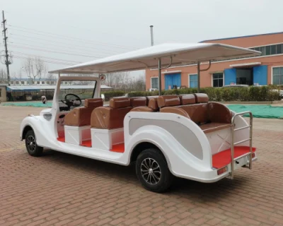 Raysince autobús turístico eléctrico autobús eléctrico Vintage coche con CE Certificado