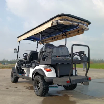 Calle Legal personal levantado Nuevo Modelo de Golf Scooter 48V 72V Caza de batería de litio Buggy de Golf eléctrico 4+2 plazas Carro de Golf