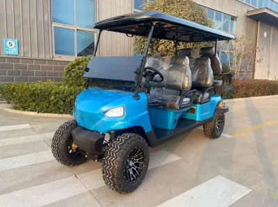 Barato eléctrico Golf Carts listo para enviar Niza oferta 4 Asientos