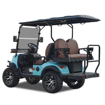 Carrito de Golf eléctrico 4 6 asientos fuera de carretera Golf Cart Street Legal 48V 72V Buggy de Golf