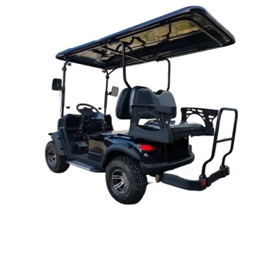 Coche profesional Smart Chinese New Energy Luxury Club de 4 asientos Carrito de Golf para Hoteles con parabrisas transparente