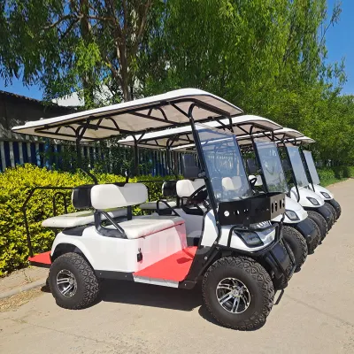 Mini Scooter off-Road 6 Volt Electric Golf Cart 48/72 asientos Carrito de Golf eléctrico fuera de camino Hunting Vans Utility Vehicle