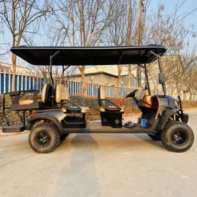 Personalizado 4 6 8 10 plazas Las baterías de litio plegado de carritos de golf de 36 voltios de carros de golf eléctrico 4X4 cochecito de golf de Automóviles eléctricos