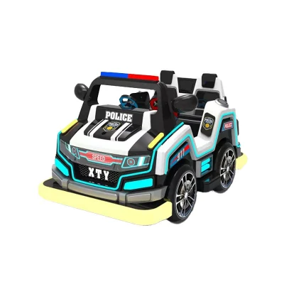 Niños coche de policía eléctrica para niños asientos Paseo de juguete