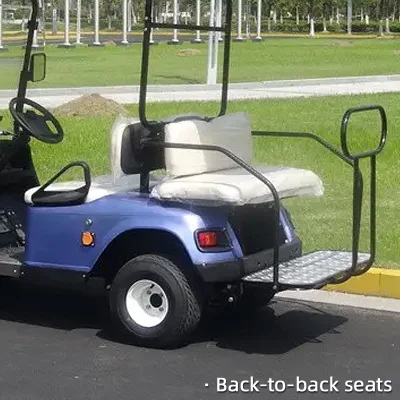 La utilidad de calidad Premium de 4 plazas de carga eléctrica que funcionan con batería Carrito de golf para cualquier terreno.